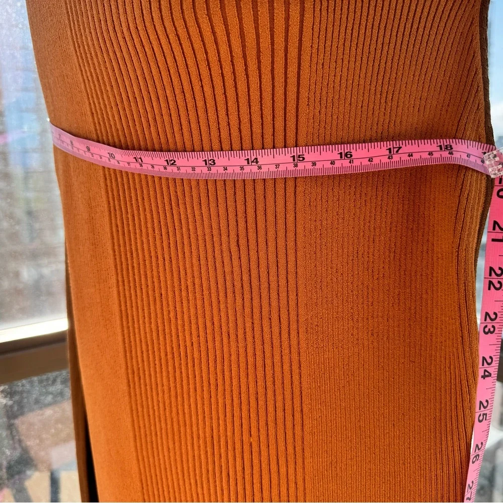 🆕 NICHOLAS 🧿 NWT Daija Twisted Two-Tone Ribbed Knit Midi Dress - Picture 11 of 16